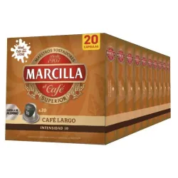 Café Largo 200 cápsulas | Marcilla Nespresso