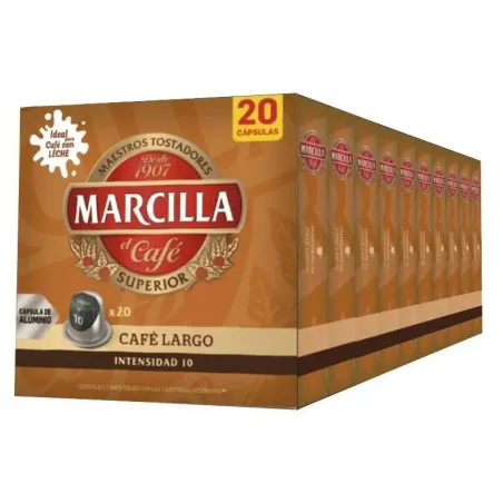 Café Largo 200 cápsulas | Marcilla Nespresso