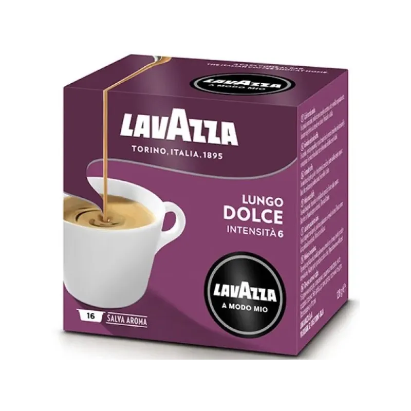 Café Lungo Dolce 16 cápsulas | Lavazza A Modo Mio