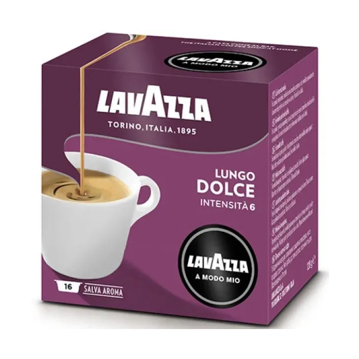 Café Lungo Dolce 16 cápsulas | Lavazza A Modo Mio