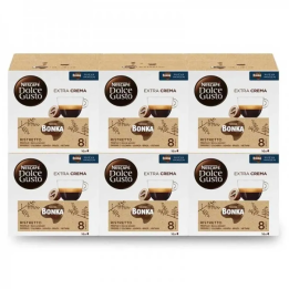 Café Risretto Bonka 6 cajas, 96 cápsulas | Dolce Gusto Nescafé