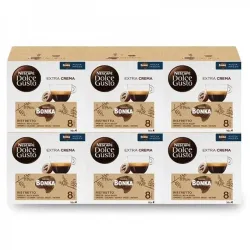 Café Risretto Bonka 6 cajas, 96 cápsulas | Dolce Gusto Nescafé