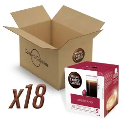 Café Americano 18 cajas, 288 cápsulas | Dolce Gusto Nescafé