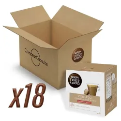 Café Cortado Descafeinado 18 cajas, 288 cápsulas | Dolce Gusto Nescafé