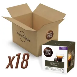Café Espresso Intenso 18 cajas, 288 cápsulas | Dolce Gusto Nescafé