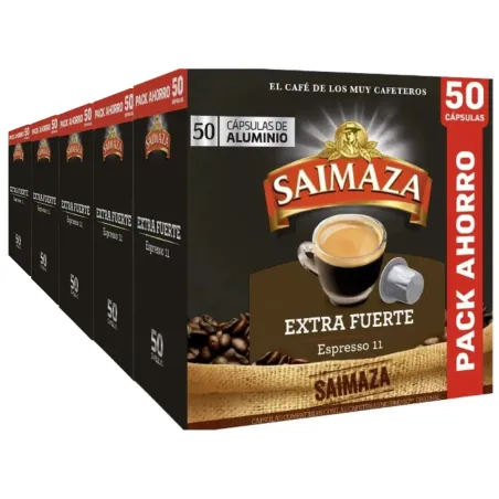 Café Extra Fuerte 250 cápsulas | Saimaza Nespresso