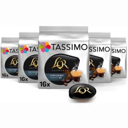 Tassimo L'OR Fortissimo 5 unidades - 80 cápsulas