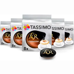 Café Cappuccino 5 cajas - 40 cápsulas L'OR Tassimo