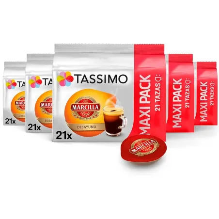 Tassimo Marcilla Desayuno 5 unidades - 105 cápsulas