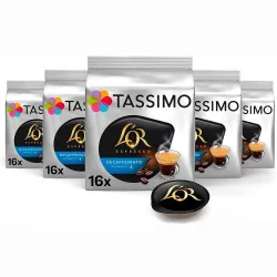 Tassimo L'OR Descafeinado 5 unidades - 80 cápsulas