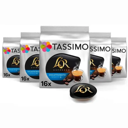 Tassimo L'OR Descafeinado 5 unidades - 80 cápsulas