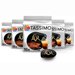Tassimo L'OR Lungo Colombia 5 unidades - 80 cápsulas