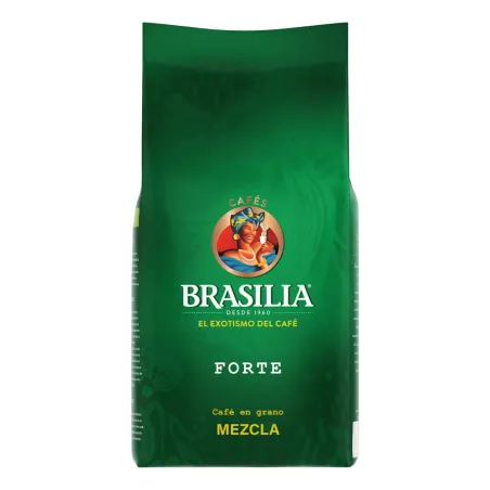 Café Tostado 80-20 Forte Mezcla  en grano Brasilia 1Kg.