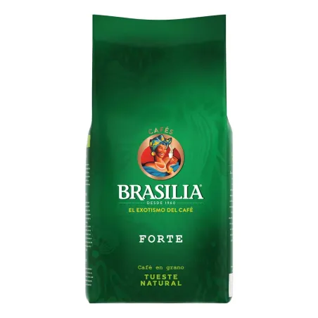 Café en grano Natural Forte 1kg Brasilia  autentico café de Nestlé
