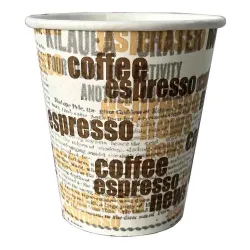 50 Vasos de papel de un solo uso 8oz - 240ml