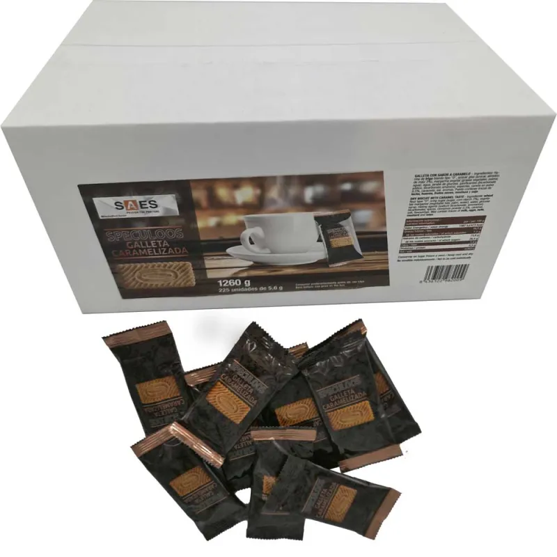 Speculoos galletas caramelizadas  225 unidades envasadas individualmente