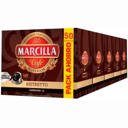 Cápsulas Marcilla Ristretto 250 Compatibles Nespresso® – Sabor Potente