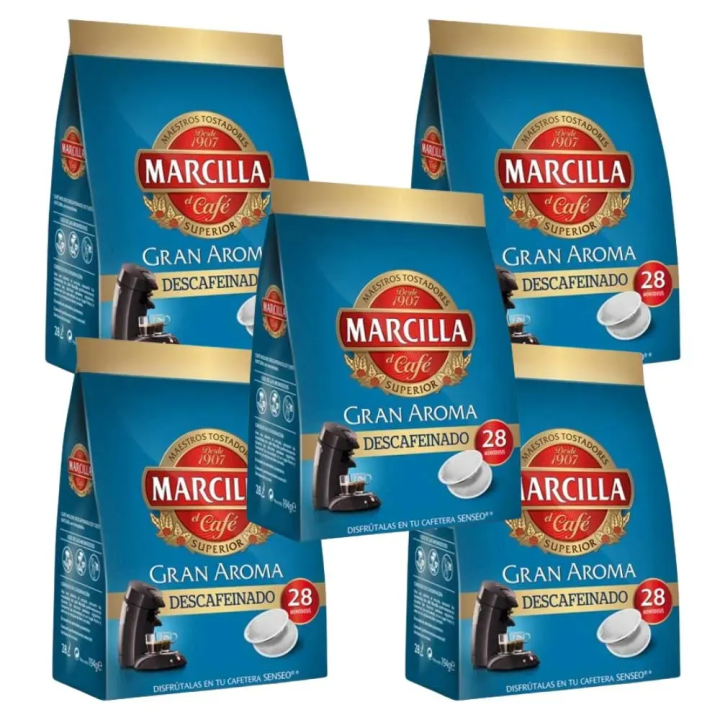 Marcilla Gran Aroma Descafeinado 140 Monodosis Senseo
