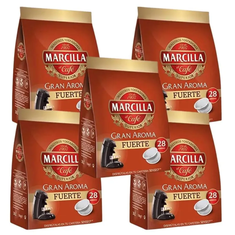 Café monodosis Marcilla Senseo Gran Aroma Fuerte 140 uds