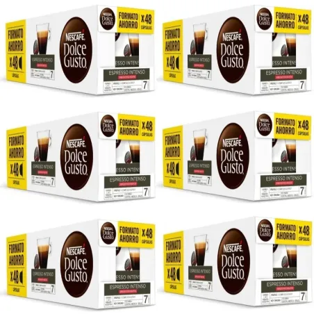 Café Intenso Descafeinado, 18 cajas formato ahorro | Dolce Gusto