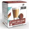 Cafe con leche, 16 cápsulas café Jurado para  Dolce Gusto