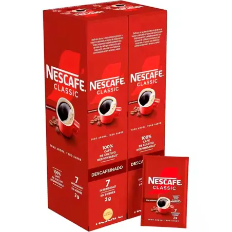 Nescafé Classic Descafeinado 2x50