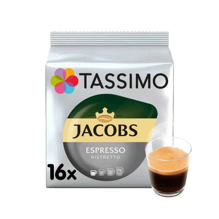 Tassimo Café Jacobs Espresso Ristretto 16 cápsulas