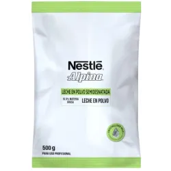 Semidesnatada Alpina  500 gr de leche en polvo Nestlé