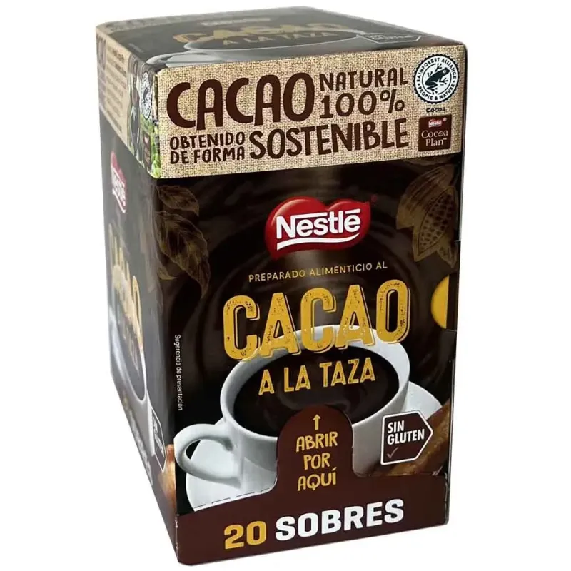 Cacao a la Taza con 20 sobres de 30 gr | Nestle