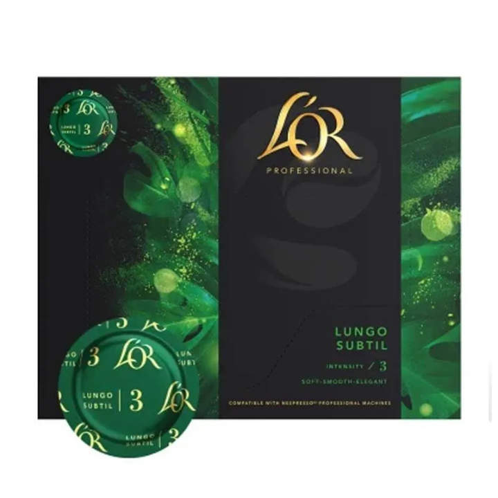 Lungo Subtil L'OR, Nespresso Pro 50 cápsulas.