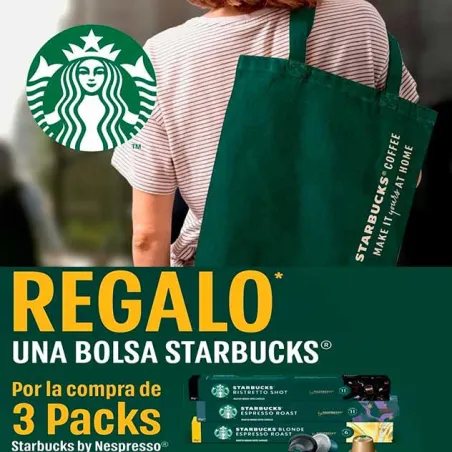 Bolsa Starbucks de Regalo comprado 3 unidades de Starbucks para Nespresso