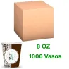 Vasos de carton 8 oz  240 Ml bolsa de 50 unidades