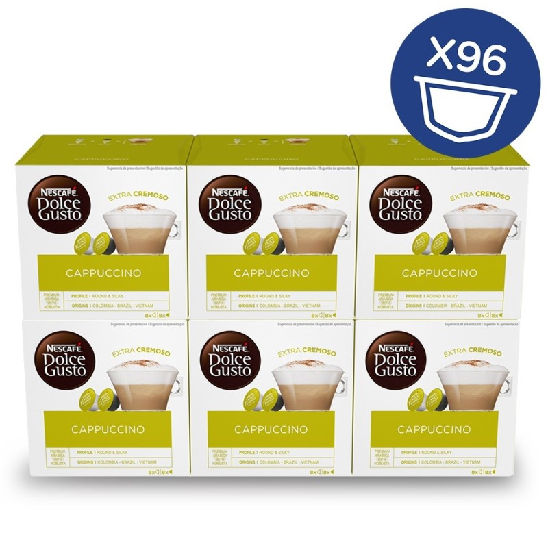 Dolce Gusto Cappuccino 6x16, 96 cápsulas