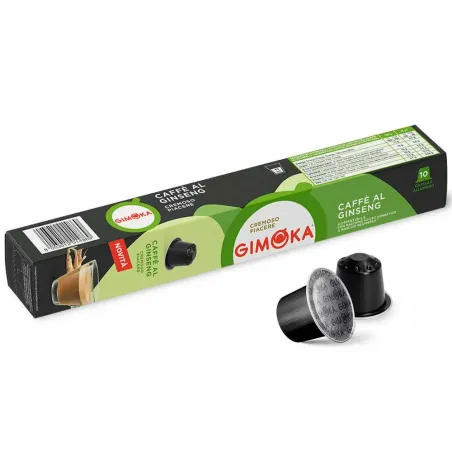 ⚡ Cápsulas Aluminio Café Ginseng Gimoka Nespresso