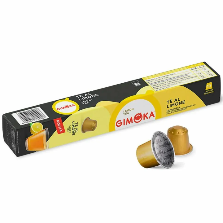 té al Limón Gimoka  10 Cápsulas compatibles Nespresso