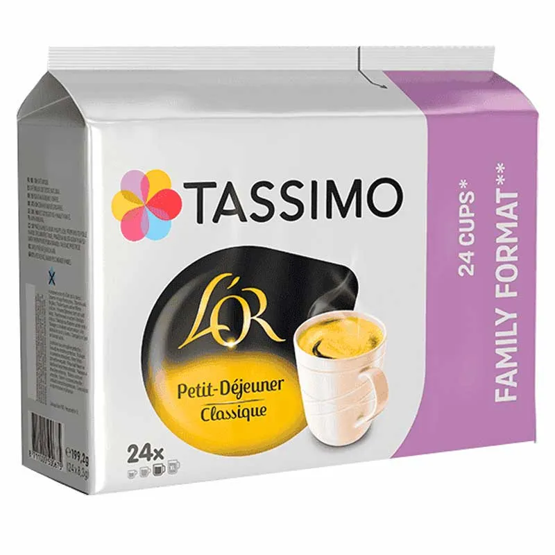 TASSIMO L'OR Petit Déjeuner CLASSIQUE (24 Tazas) 