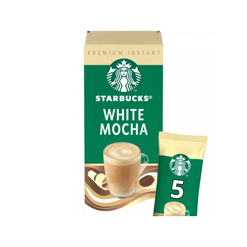 Starbucks Mocha Blanco  caja de 5 sobres de 23 gramos