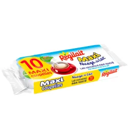 Leche Condensada Regilait 10 unidades de 14 gramos. Sin azucar añadido