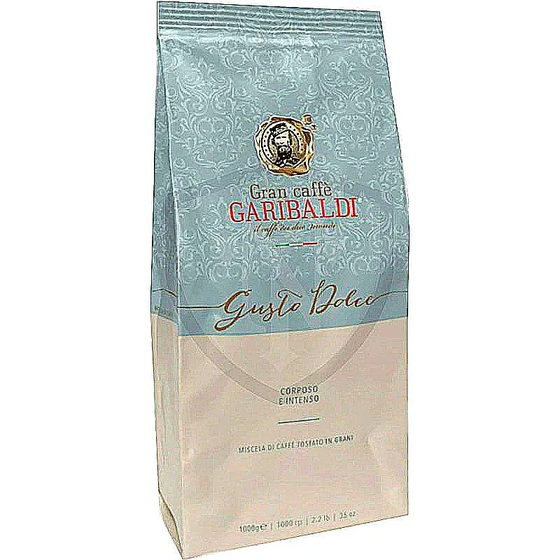 Café en Grano Gusto Dolce Garibaldi 1Kg Tueste Natural