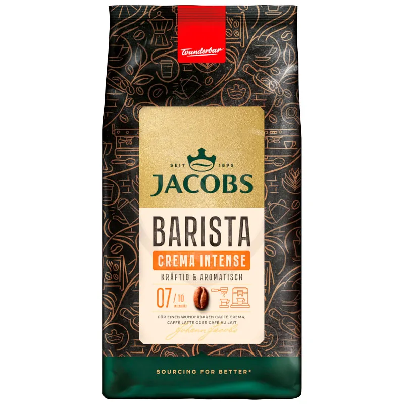 Barista Crema Intense Jacobs 1Kg | Intensidad 7/10