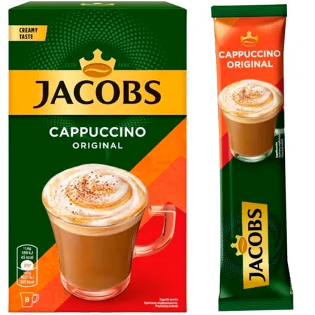 Cappuccino Classic Jacobs 8 Sobres | Cremoso y Rápido