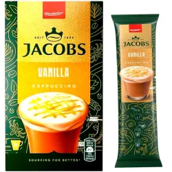 Cappuccino Vainilla Jacobs 8 Sobres | Cremoso y Aromático