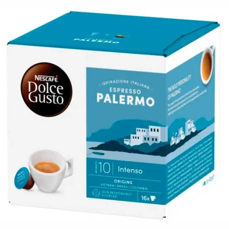 Espresso Palermo Dolce Gusto 16 Cápsulas | Aromático y Crema Suave