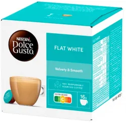 Flat White Dolce Gusto 16 Cápsulas | Cremoso y Suave