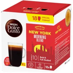 Espresso New York Dolce Gusto 18 Cápsulas | Aromático y Cremoso