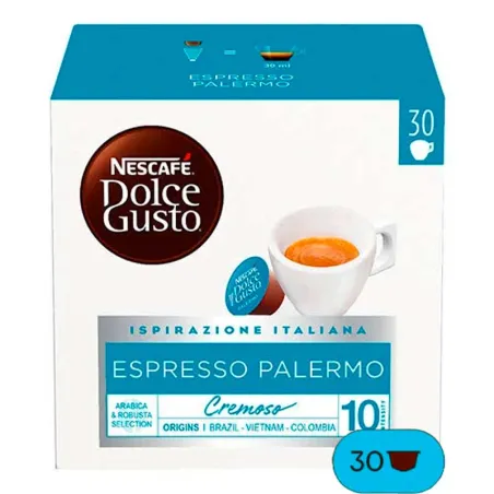 Palermo Magnum Dolce Gusto 30 Cápsulas | Intensidad y Aroma