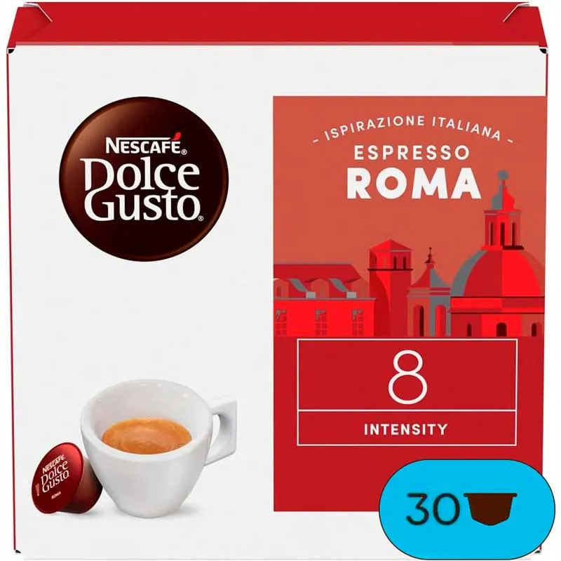 Roma Magnum Dolce Gusto 30 Cápsulas | Espresso Intenso
