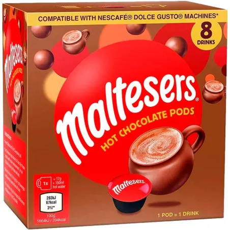 Maltesers Chocolate – 8 Cápsulas Dolce Gusto