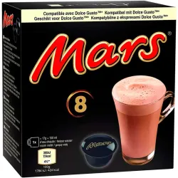 Mars Chocolate 8 cápsulas compatibles con Dolce Gusto 120 gr