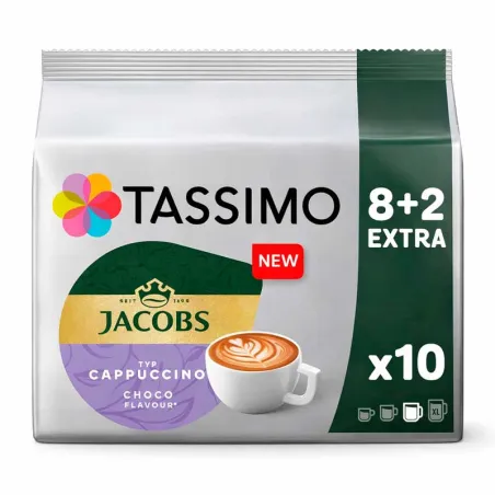 Cappuccino Chocolate Jacobs 10 Cápsulas | Cremoso y Dulce